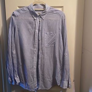 Express boyfriend blouse